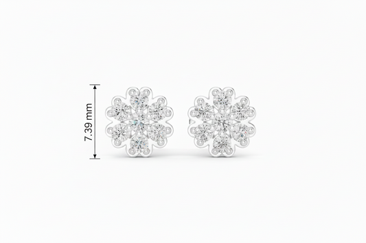 Botanical Cluster Organic Diamond Splendour