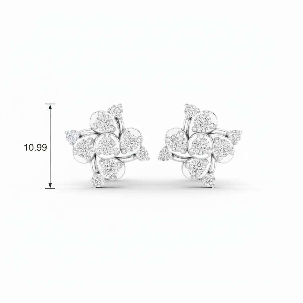 Spiral Form Scatter Diamond