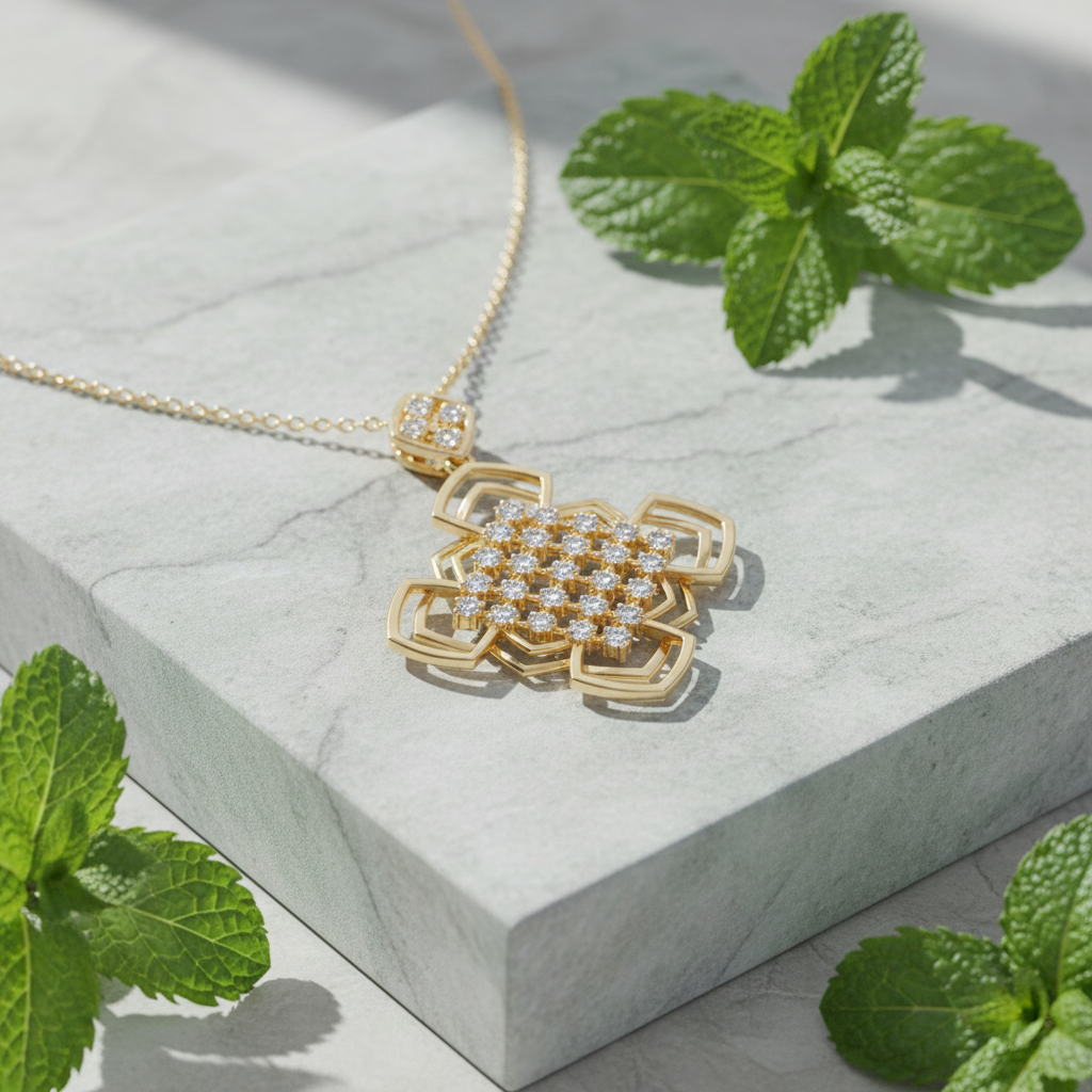 Modern Geometric Square Diamond