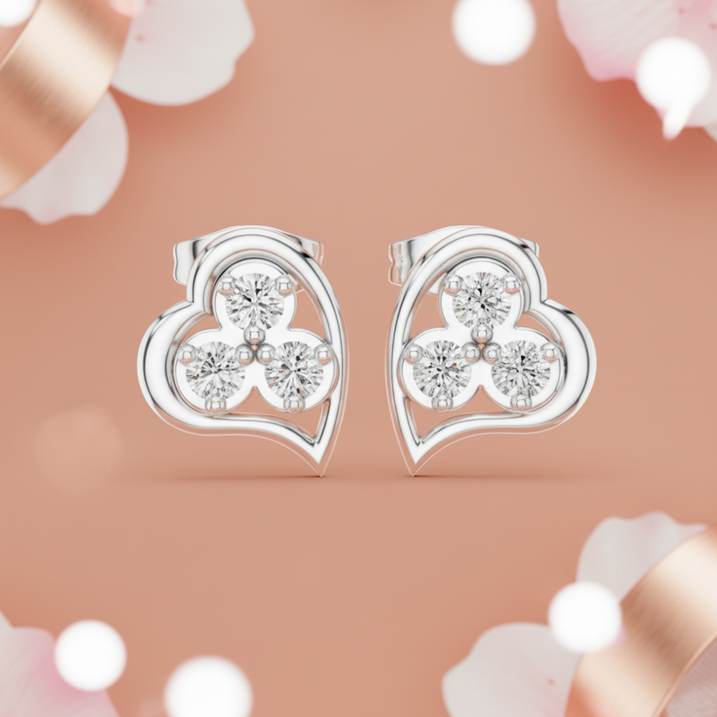 Open-Frame Sculpted Heart