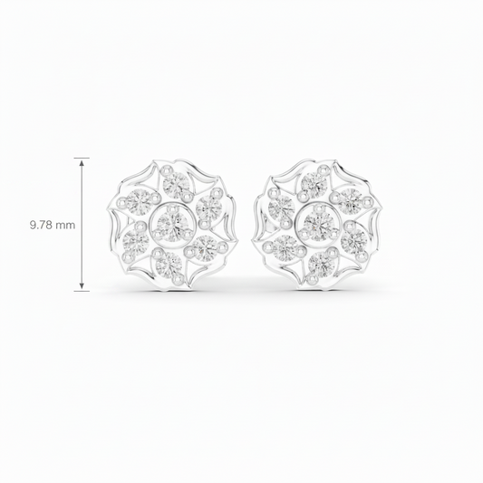 Mandala-Inspired Lace Diamond