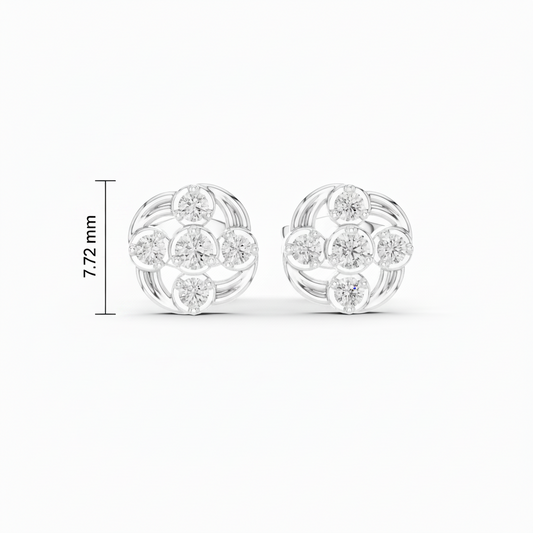 Radiant Cross Cluster Woven Diamond Luminary