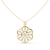 Infinite Blossom Floral Eternity Sparkle Diamond
