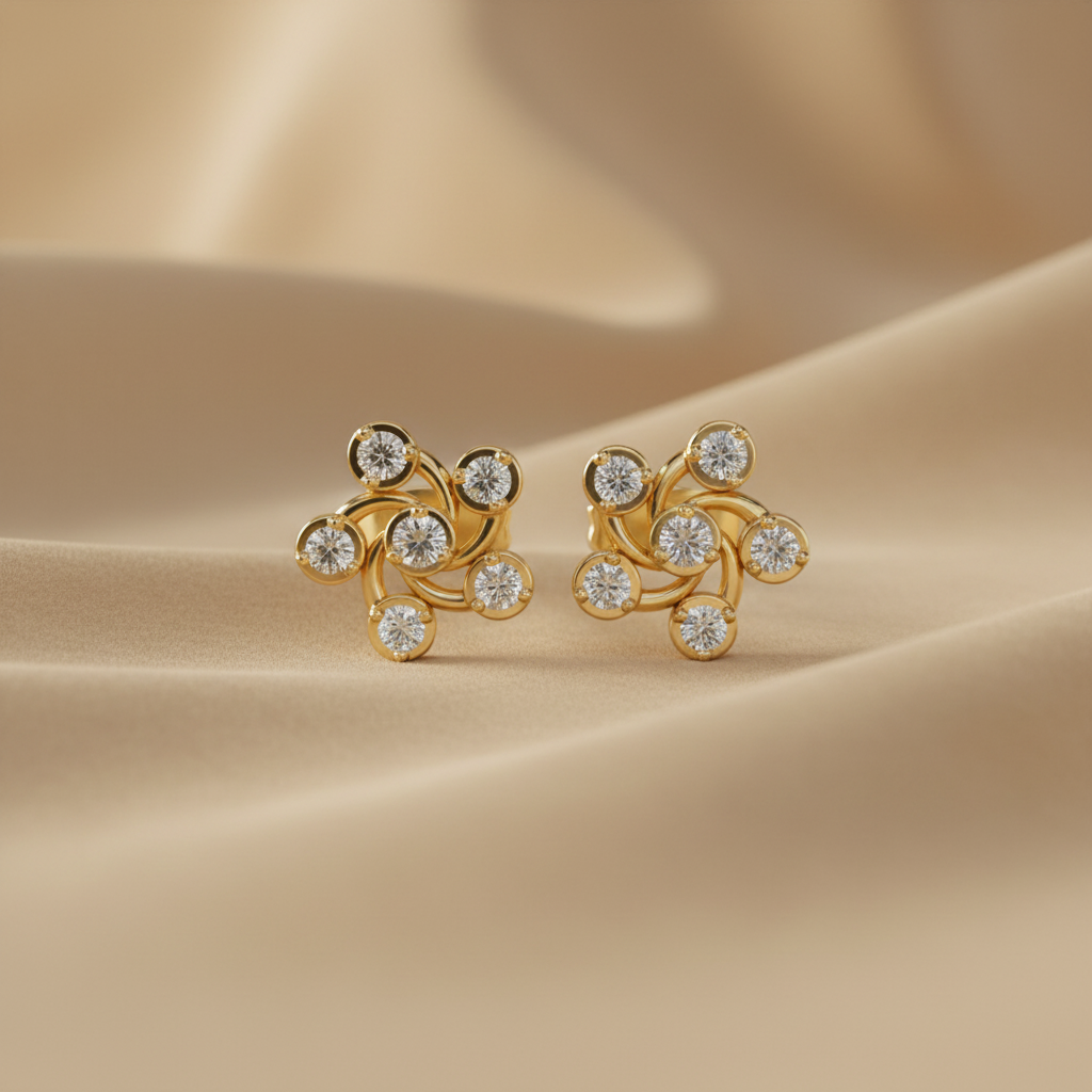 Celestial Swirl Cluster Diamond