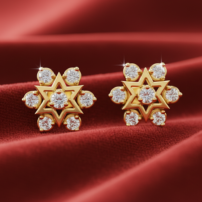 Snowflake Diamond Star