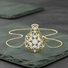 Load image into Gallery viewer, Elegant Hexa-Bloom Timeless Shimmer Collection Diamond