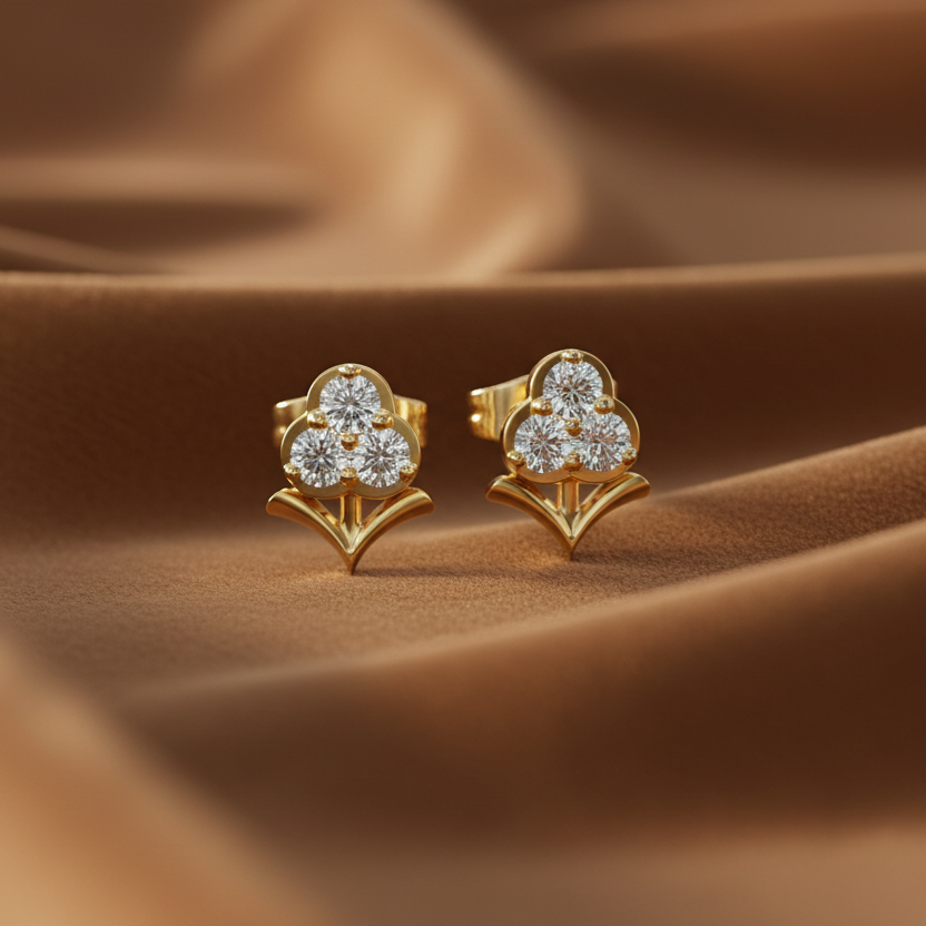 Single Petal Upright Bloom Diamond Radiance