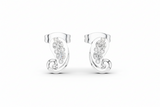 Flowing Spiral Curl Drop Diamond Prestige