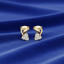 Load image into Gallery viewer, Contemporary Leaf Silhouette Diamond Brilliance