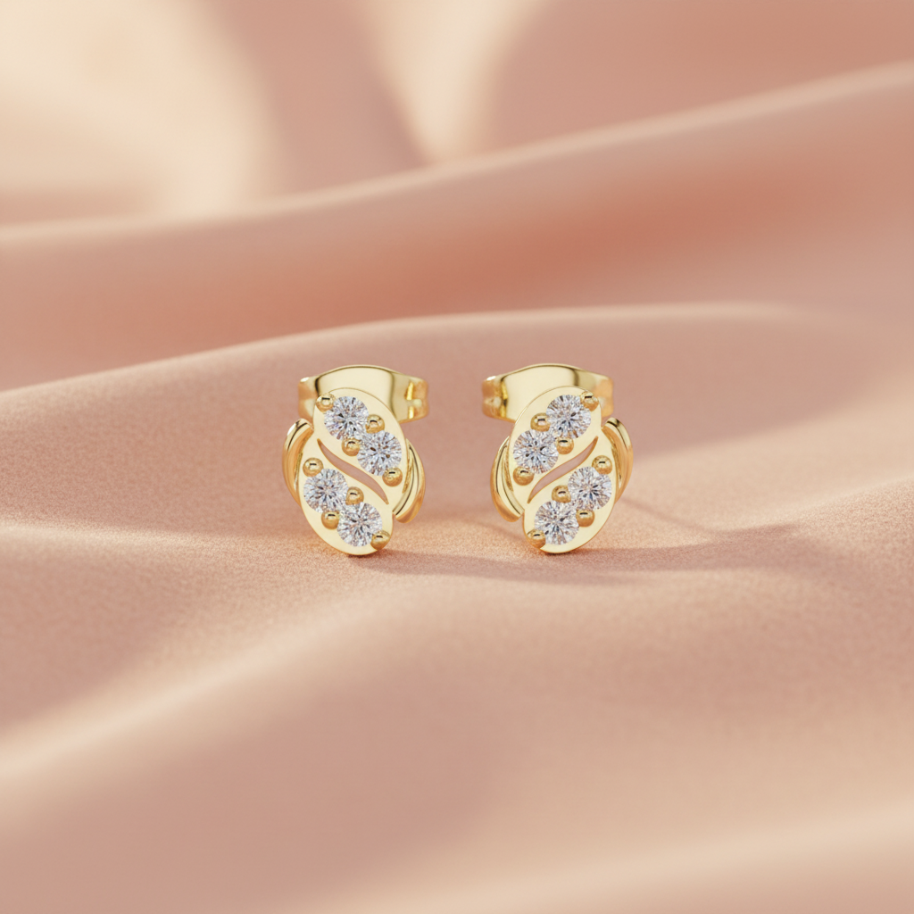 Modern Infinity Curve Endless Loop Diamond