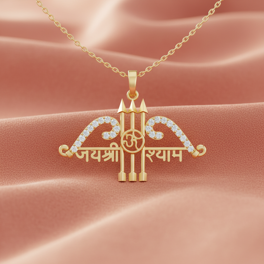 Divine Khatu Shyam Medallion Diamond