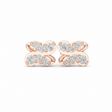 Ribbon Loop Infinity Bow Knot Diamond Celestial