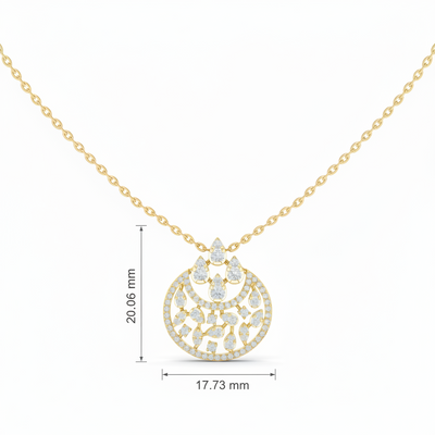 Minimalist Arc Cluster Timeless Shimmer Collection Diamond