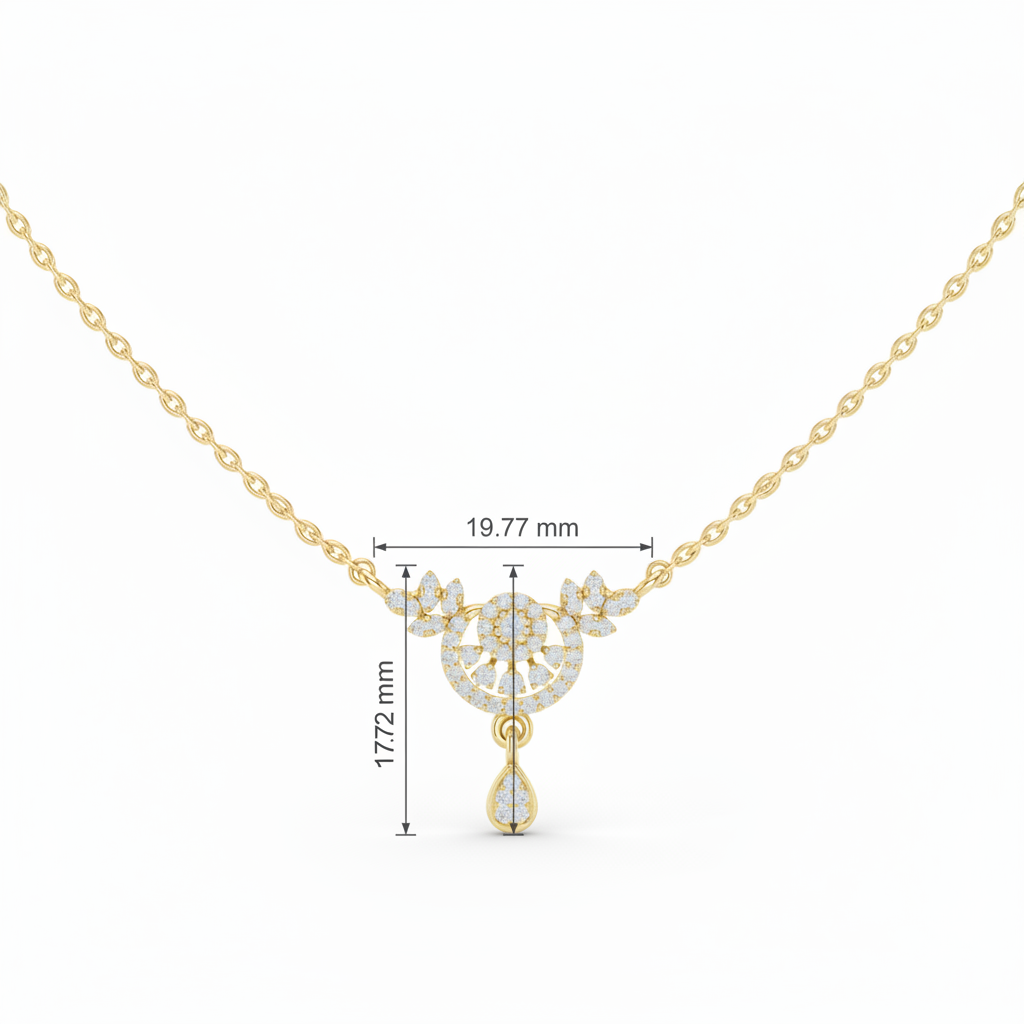 Modern Geometric Leaf Drop