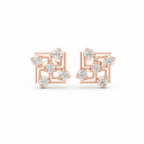 Divine Geometry Swastik Single Bloom Diamond