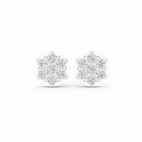 Floret Rosette Form Scatter Diamond Prestige