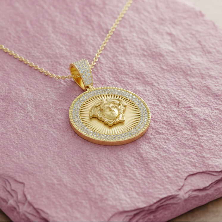 Seraphina Medusa Celestial Glow Statement Natural Diamond