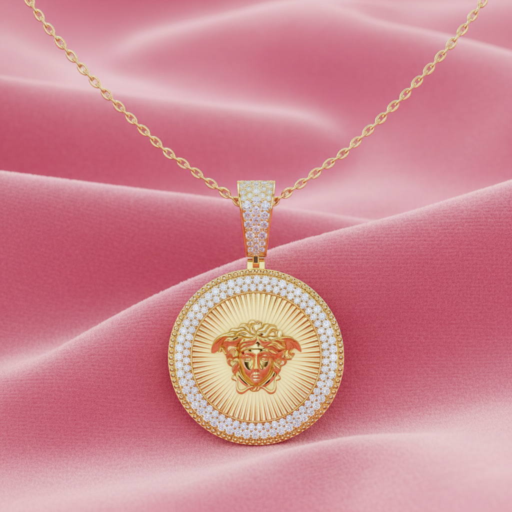Seraphina Medusa Celestial Glow Statement Natural Diamond