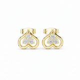 Trinity Heart Bloom Sparkle Diamond Brilliance
