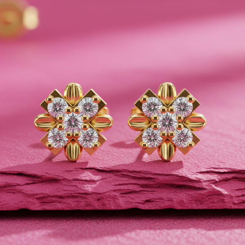 Geometric Architectural Cross Diamond