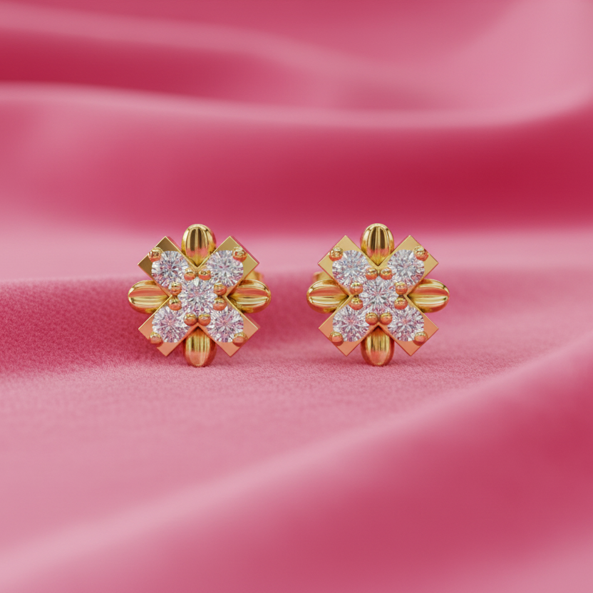 Geometric Architectural Cross Diamond