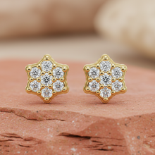 Load image into Gallery viewer, Hexagon Six-Side Diamond Cluster