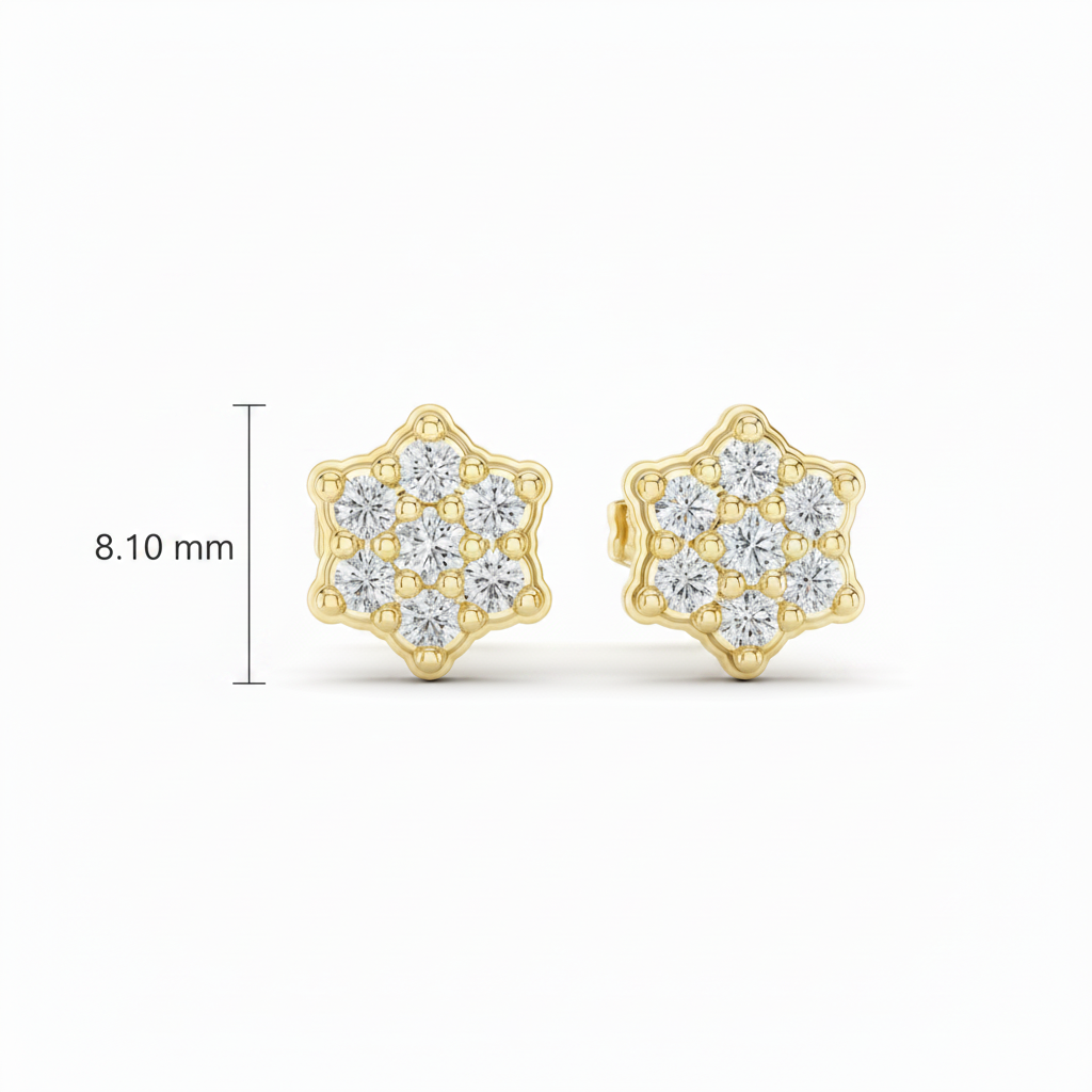 Hexagon Diamond Cluster