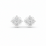 Round Form Circular Diamond Cluster