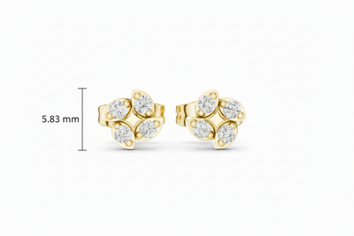 Lucky Leaf Sparkle Diamond Cluster