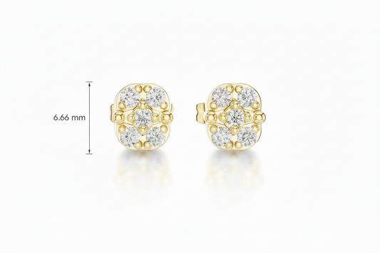 Circular Orbit Halo Radiance Diamond