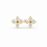 Beaded Four-Cluster Diamond
