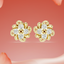 Load image into Gallery viewer, Baroque Beaded Diamond Flower