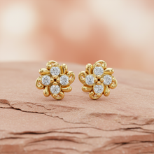 Load image into Gallery viewer, Baroque Beaded Diamond Flower