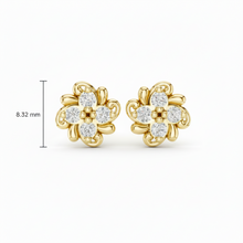 Load image into Gallery viewer, Baroque Beaded Diamond Flower