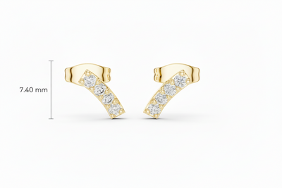 Linear Grace Four-Diamond Curved Pillars