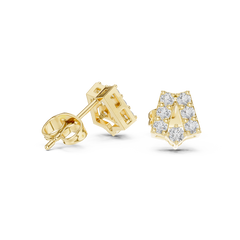 Sculpted Chevron Motif Diamond