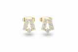 Sculpted Chevron Motif Diamond