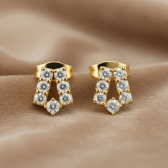 Sculpted Chevron Motif Diamond