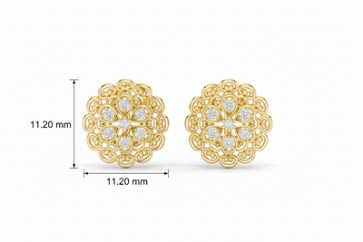 Ornate Filigree Mandala Diamond