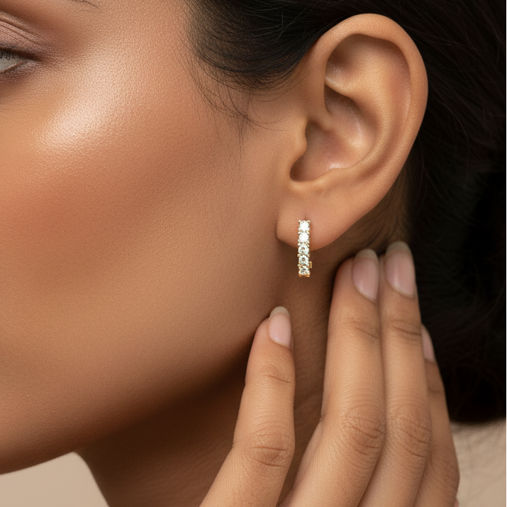 Luminous Loop Lineal Diamond