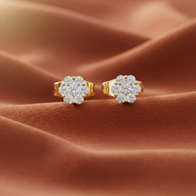 Load image into Gallery viewer, Golden Celestial Flower Pave Diamond