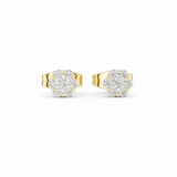 Golden Celestial Flower Pave Diamond