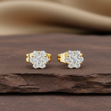 Load image into Gallery viewer, Golden Celestial Flower Pave Diamond