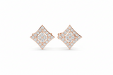 Gilded Mosaic Pave Diamond Square