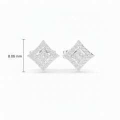 Gilded Mosaic Pave Diamond Square