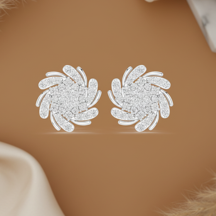 Luminous Vortex Pave Diamond