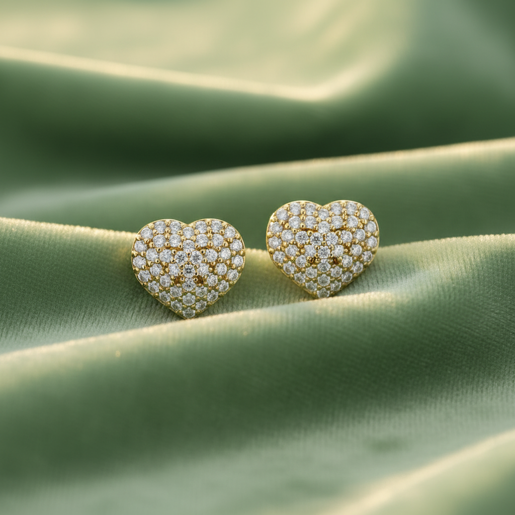 Heart-Shaped Cluster Diamond