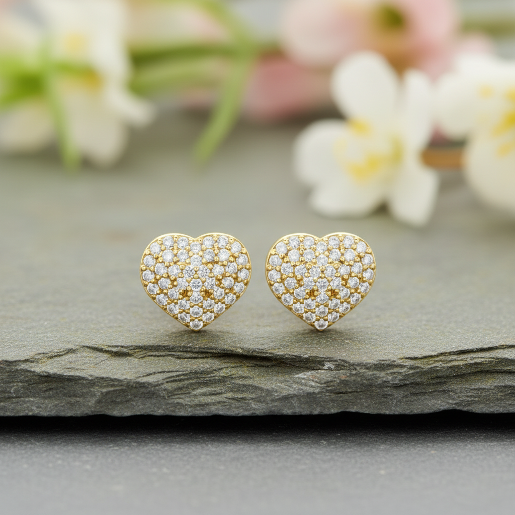 Heart-Shaped Cluster Diamond