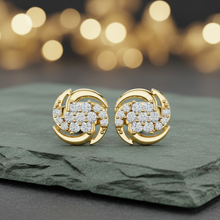 Load image into Gallery viewer, Glistening Starburst Spiral Diamond