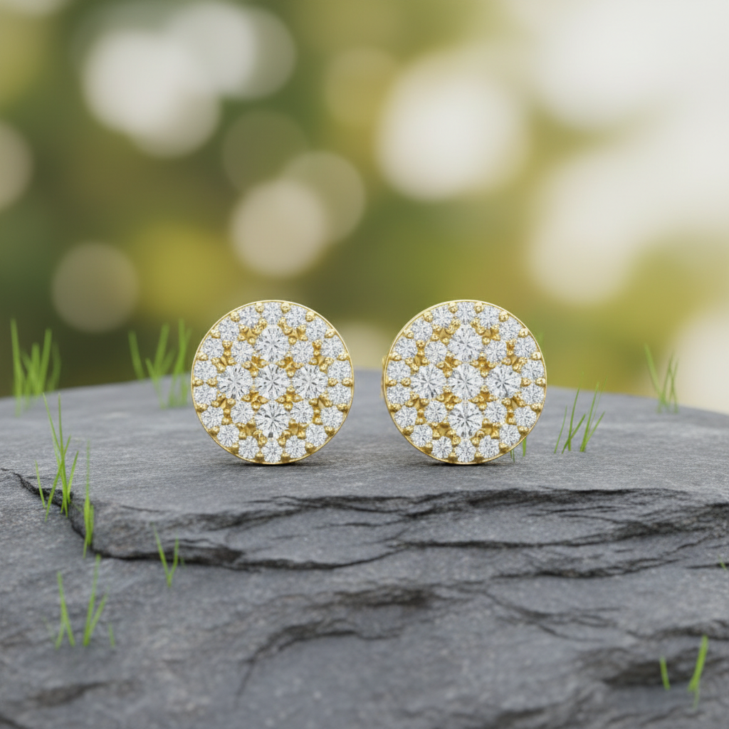 Opulent Micro-Cluster Brilliance  Diamond